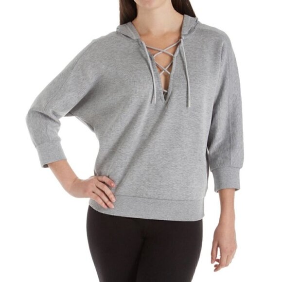 NWOT. Puma Dry Cell Yogini Lace Up Neck Hoodie. Medium - Picture 1 of 10